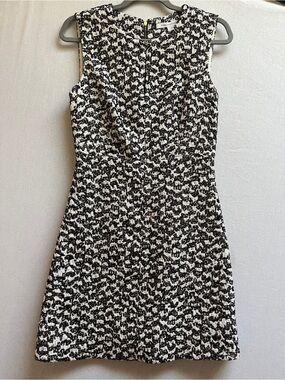 DVF Diane von Furstenberg Yvette Tweed Sleeveless Dress Size 4